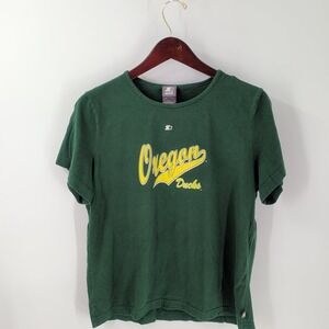 Oregon Ducks Basketball Starter Team Womens Green Graphic T-Shirt Size XL